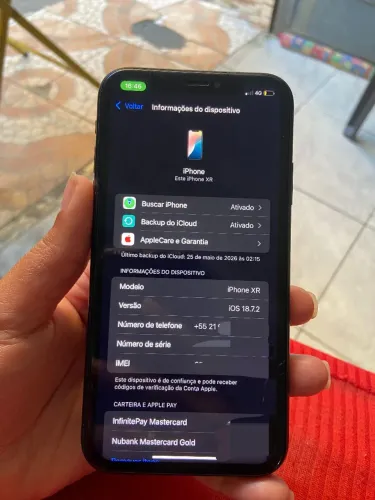 iPhone XR 64Gb - Preto Bateria 100%