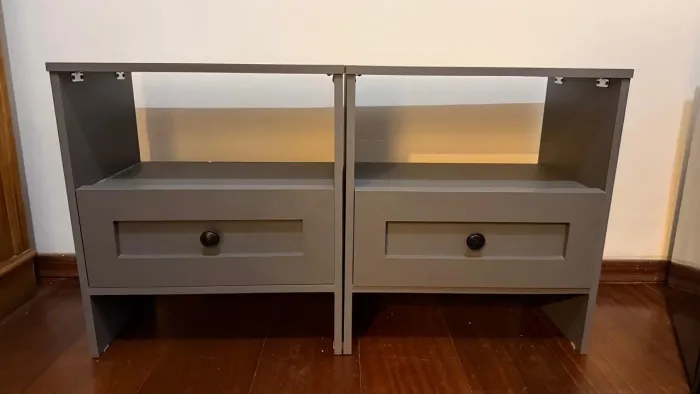 Mesa cabeceira gaveteiro itapua madeira