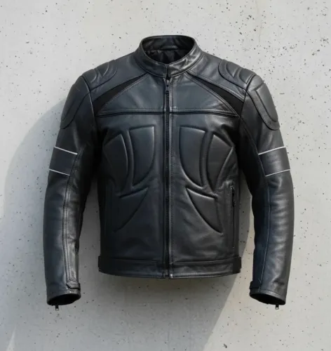 Jaqueta Masculina De Couro Motociclista 033