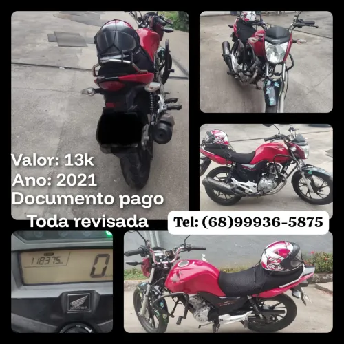 VENDO MOTO HONDA 2021