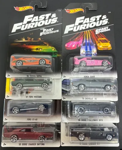 Hot Wheels 2016 Exclusivos Velozes e Furiosos - set com  8 miniaturas
