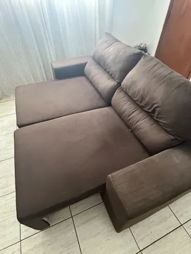 Sofá Retrátil e Reclinável 2 Lugares - Confortável e Muito Conservado