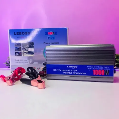 Inversor de energia 1000w 12v pra 110v