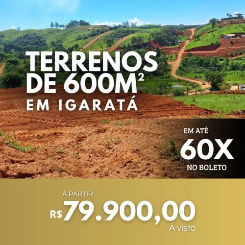 Lotes em Condomínio Fechado em Igaratá | A partir de R$79.900