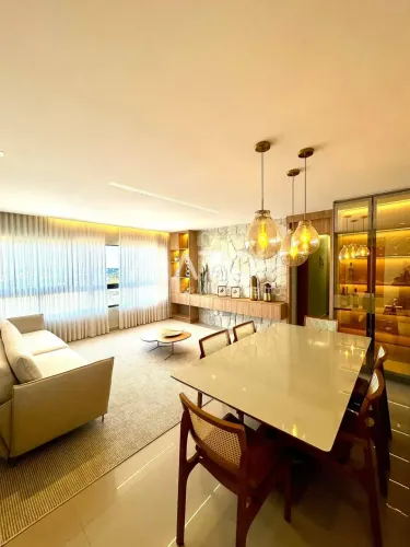 Apartamento mobiliado à venda com 3 suítes e 111 metros quadrados no Setor Pedro Ludovico,