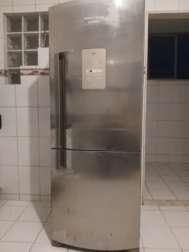 Geladeira Brastemp Ative! Inverse Inox Frost Free - Funcionando Perfeitamente