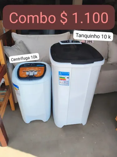 Máquina tanquinho 10kg nova + centrífuga - entrega gratuita 