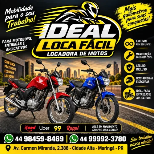 Loca se motos por semana