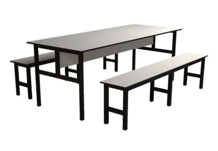 Mesa de refeitório para 10 lugares