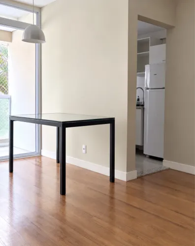 Mesa preta MDF 6 lugares