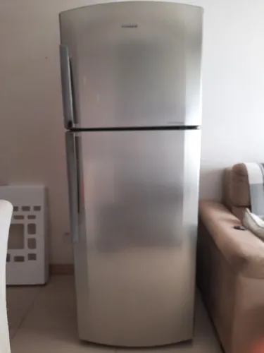 Refrigerador frost free MABE, inox raridade