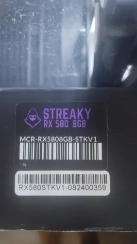 Placa de Video Mancer Radeon RX 580 Streaky, 8GB, GDDR5, 256-bit, MCR-RX5808GB-STKV1