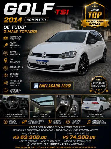 Volkswagen Golf Highline 1.4 TSI 140cv Aut. 2014