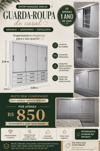 Guarda Roupa Casal