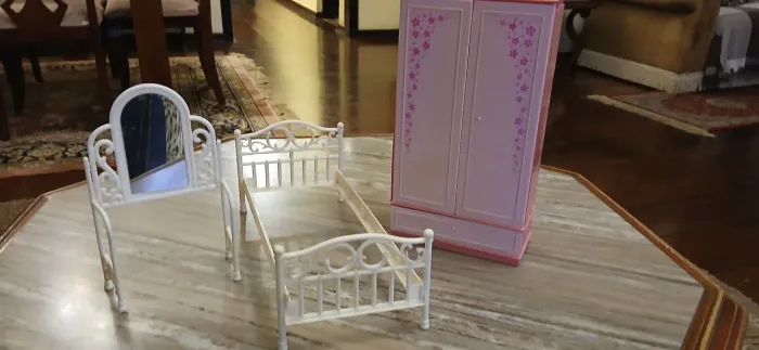 Itens quarto da Barbie anos 90