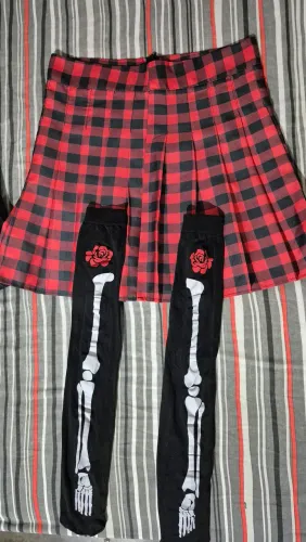 Kit Saia + Meia 7/8 - Usado apenas 1 vez