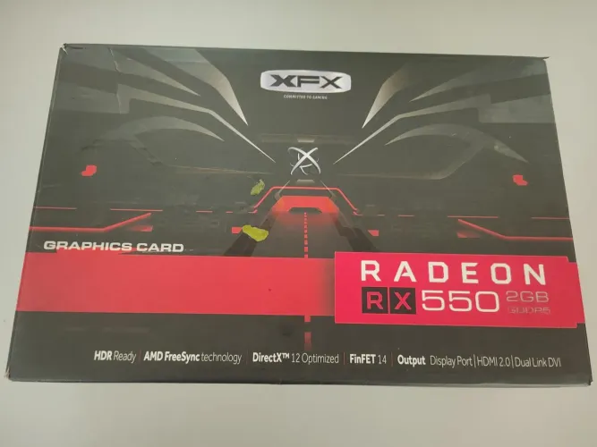 Placa de vídeo Radeon RX 550 XFX
