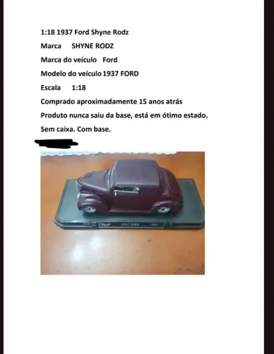 Carrinho de colecionador 