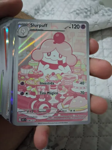 Carta pokemon ilustrações rara