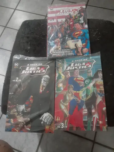 HQS A SAGA DA LIGA DA JUSTIÇA LACRADAS 01 Á 03