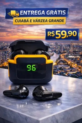Fone Pro 90 - Som Potente + Entrega Grátis em Cuiabá e Várzea Grande