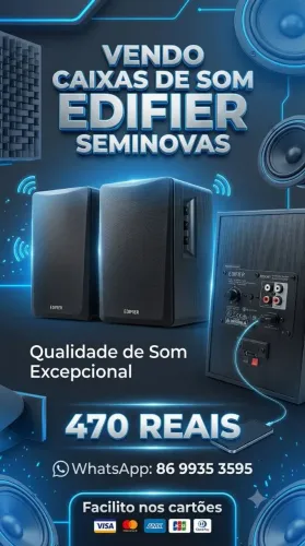 CAIXAS DE SOM EDIFIER Seminovas