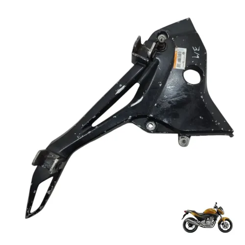 Suporte Pedaleira L/e Cb 300 2009 A 2013 Preto