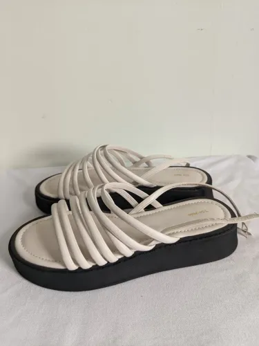 Papete sandália off WHITE via mia