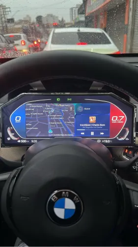 Painel digital BMW F30 320i Com CarPlay