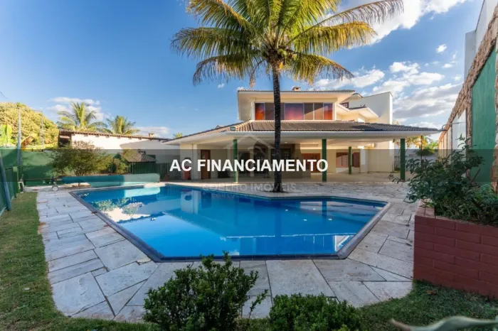 CASA SOBRADO 5 SUÍTES COM LAZER ACEITA FINANCIAMENTO VEREDA DA CRUZ ARNIQUEIRA