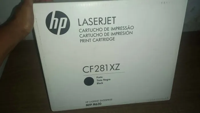 Toner HP Original CF281XZ 81X Preto Novo Sem Uso