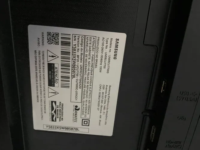 Vendo tv 55? para retirada de peça