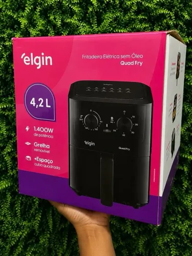 Airfryer Elgin 4L de 127V Nova Lacrada para ACABAR