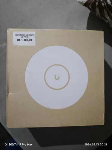 ACESS POINT UBIQUITI UNIFI U6-PRO NOVO LACRADO 