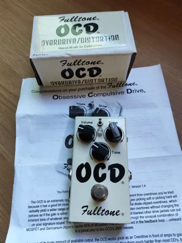 Pedal Fulltone OCD v4 (JHS,Wampler,walrus,Boss,MXR,EHX,Kemper,tonex,guitarra) 