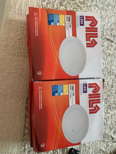 Painel Led de imbuir 6 pc por 50 reais 18w Redondo Luz Fria