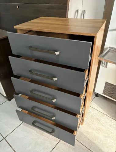 Mega! Cômoda 5 Gavetas 0,60m (NOVO) Entrega Grátis!