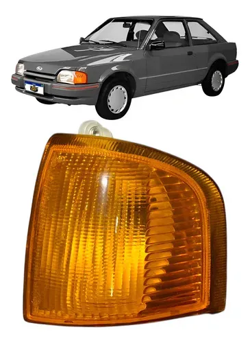 Lanterna Dianteira Esquerda Escort 1987 A 1992 Pisca Âmbar