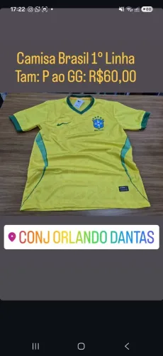 Camisa Brasil 2026