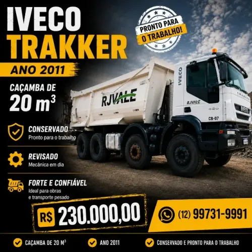 Iveco Trakker  Caçamba 20m³