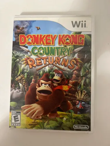 Jogo Donkey Kong Country Returns com Manual Wii