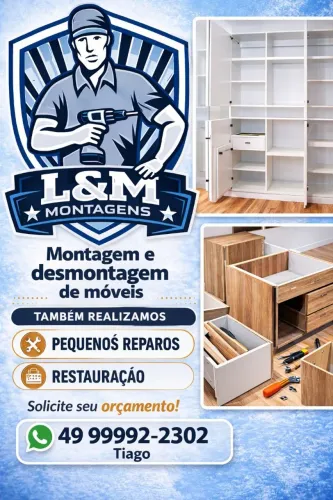 Também realizo pequenos reparos... 