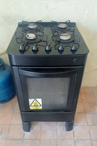Fogão esmaltec 4 bocas mesa de vidro