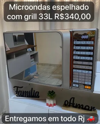 Microondas espelhado