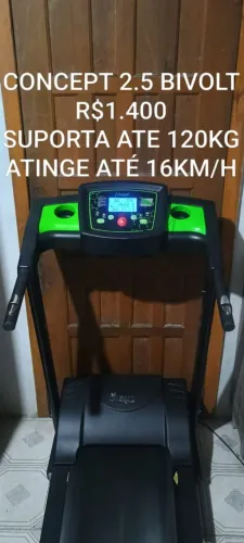 Esteiras Dream Fitness revisadas lubrificadas prontas pra uso 