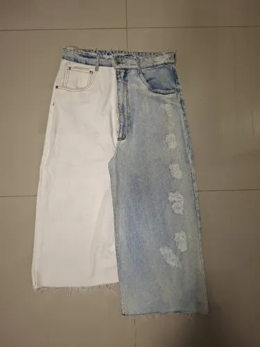 Saia midi jeans Lança Perfume veste 40/42