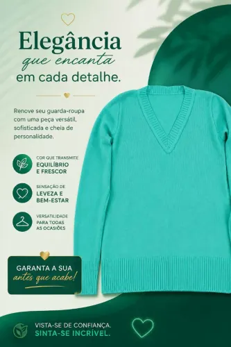 Blusa de inverno direto de Jacutinga