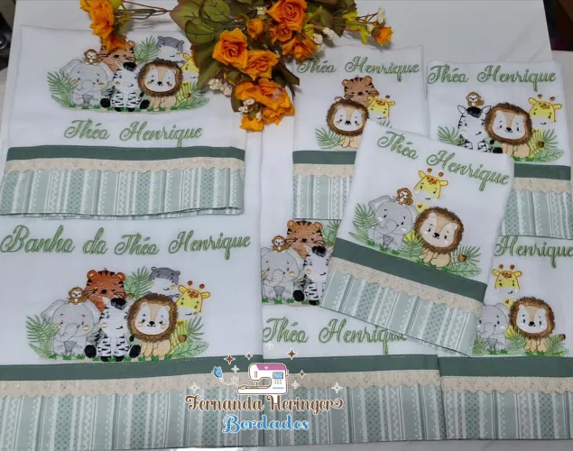 Enxoval de Bebê e Toalhas Personalizadas 
