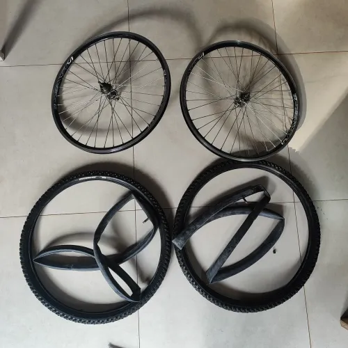 Rodas bicicleta montadinha "Aro 26 aero hawks" + pneus