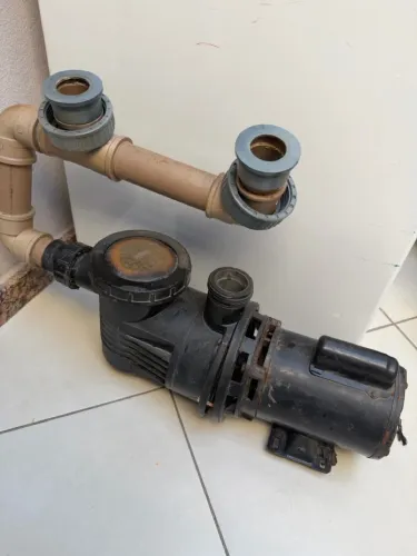 Bomba para piscina motor weg 1cv